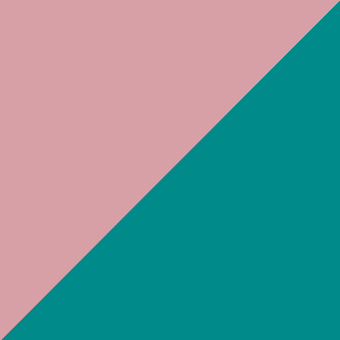 Light Pink/Turquoise