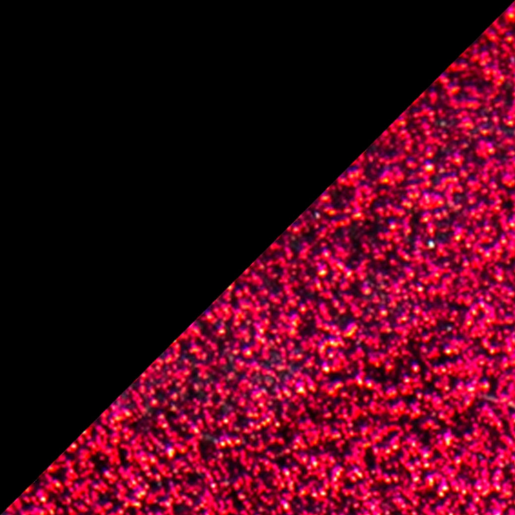 Schwarz/ Glitzerndes Rot