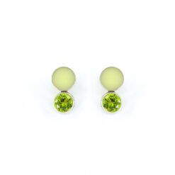 ART Earrings Roundy Green